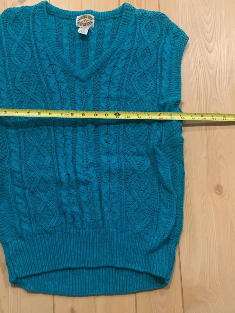 Vintage Y2K Midwest Traders Retro Preppy Golf Knit Sweater Vest Women's Size L